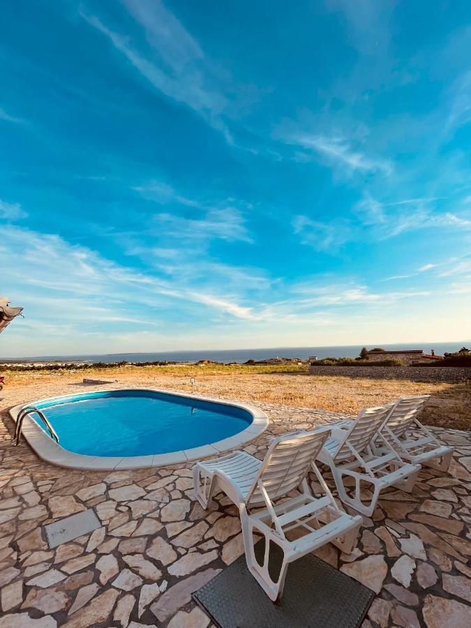 Beautiful Secluded Area Near Novalja Vacation House With Pool And Sea View Villa Lara エクステリア 写真